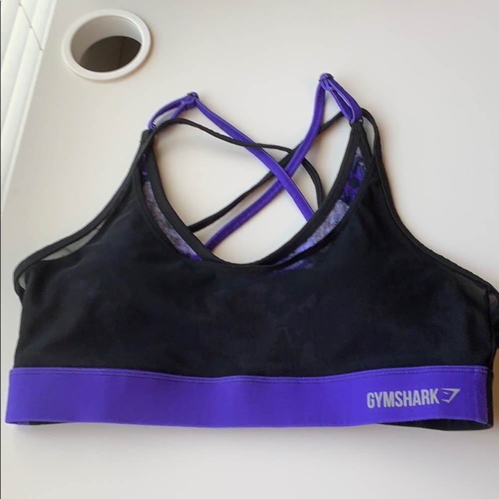 Gymshark Indigo Cosmo Sports Bra - Indigo Print